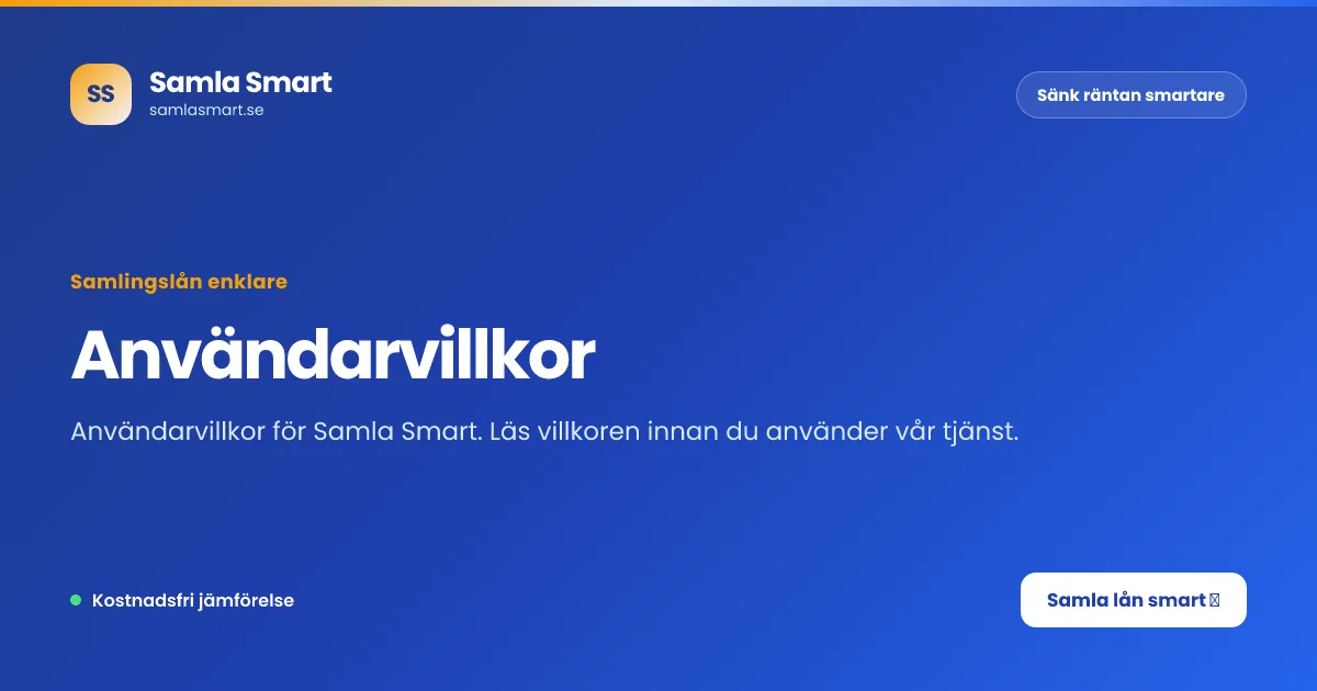 Användarvillkor