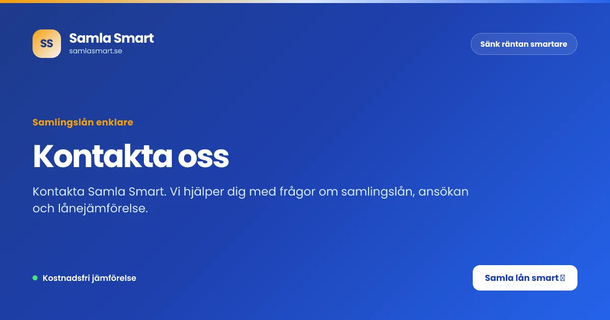 Kontakta oss